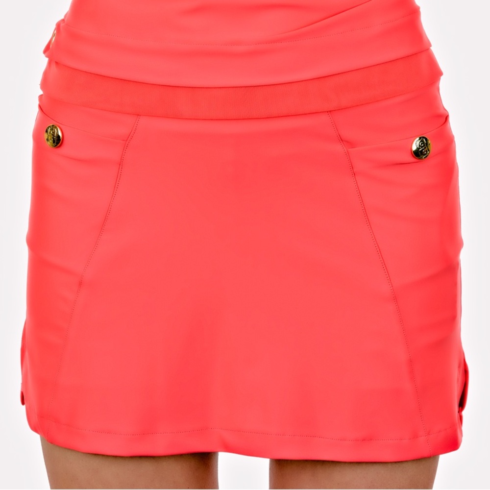 CENTRE COURT ACTIVEWEAR VIA PARAGI SKIRT (CORAL)